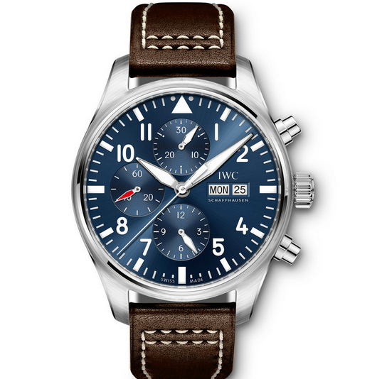 IWC 파일럿 IW377714 블루 플레이트 크로노그래프