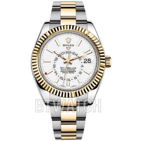 NOOB공장 스카이드웰러 옐로우 골드 콤비 42mm