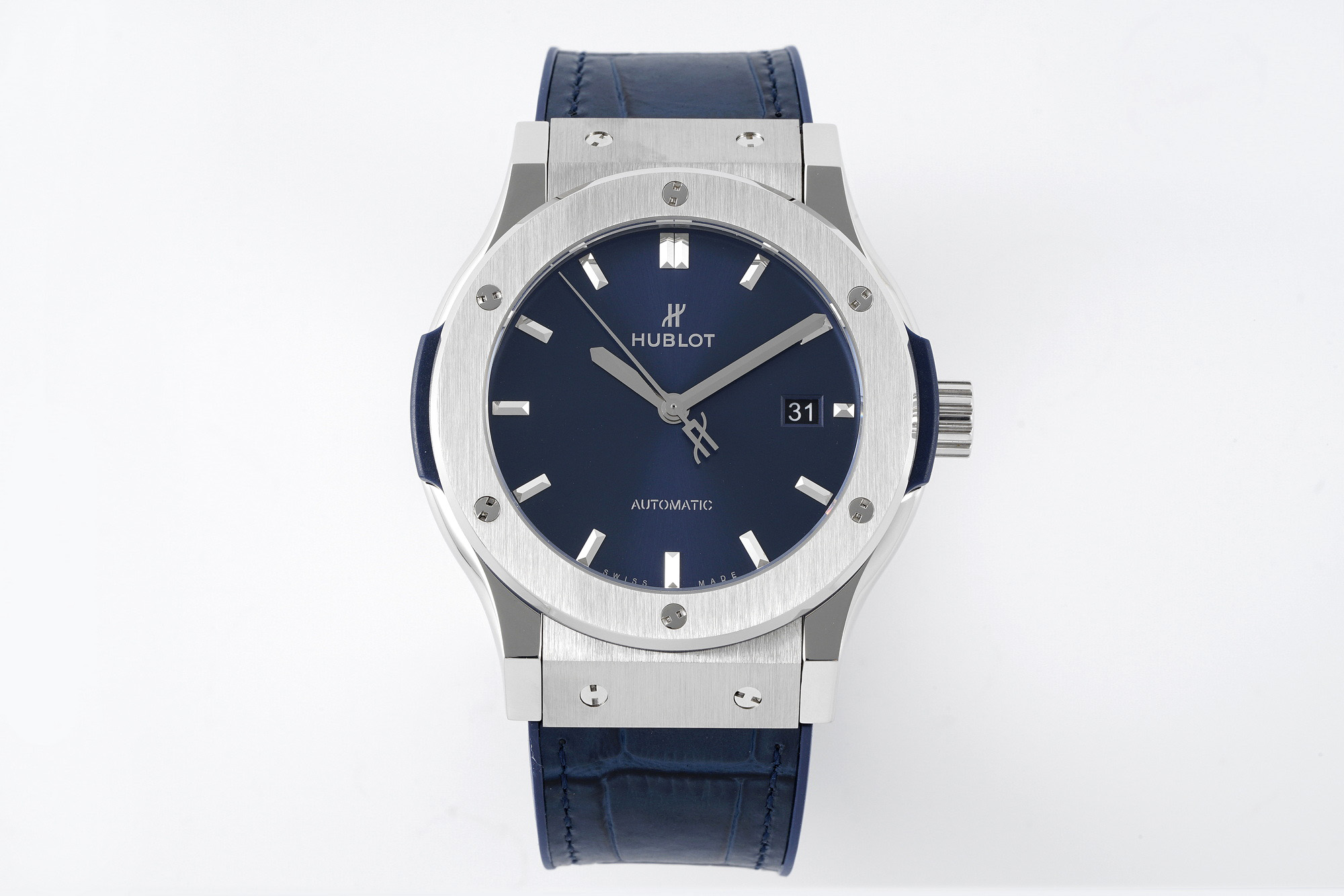 위블로 HUBLOT 클래식 퓨전 티타늄 42 블루 