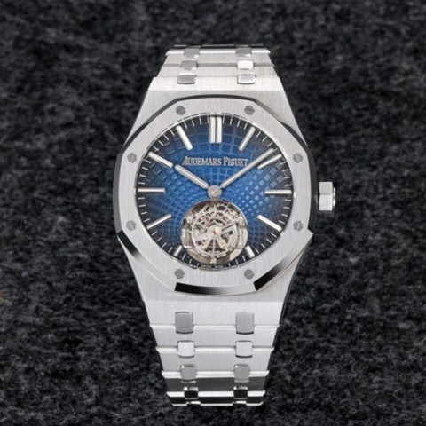 오데마피게 로얄오크 플라잉 뚜르비옹 스틸 블루다이얼 41mm Audemars Piguet Royal Oak