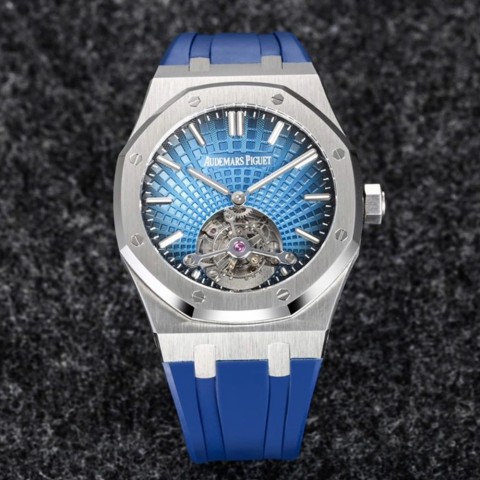오데마피게 로얄오크 뚜르비옹 스틸 블루다이얼 41mm Audemars Piguet Royal Oak