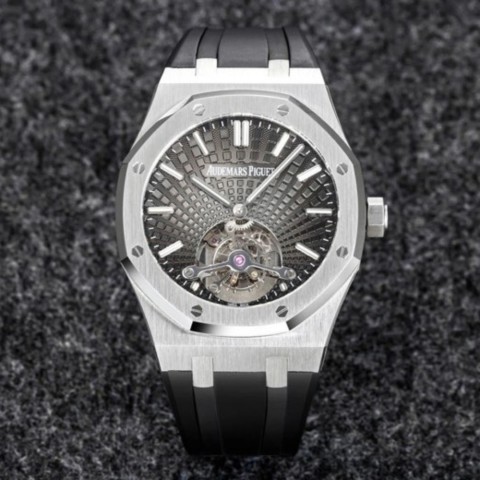 오데마피게 로얄오크 뚜르비옹 스틸 그레이다이얼 41mm Audemars Piguet Royal Oak