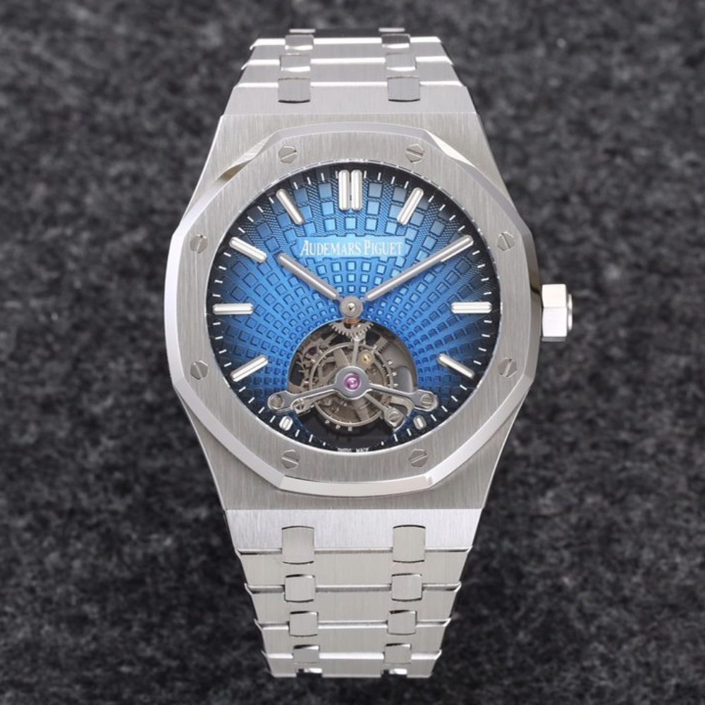 오데마피게 로얄오크 뚜르비옹 스틸 블루다이얼 41mm Audemars Piguet Royal Oak