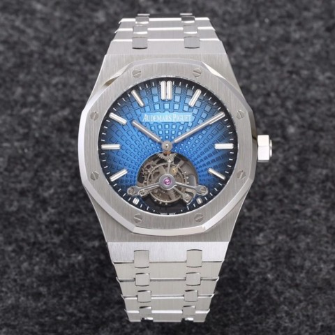오데마피게 로얄오크 뚜르비옹 스틸 블루다이얼 41mm Audemars Piguet Royal Oak