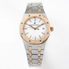 오데마피게 로얄오크 레이디 로즈골드 콤비 화이트다이얼 Audemars Piguet Royal Oak