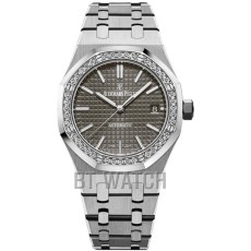 오데마피게 로얄오크 37MM 그레이 다이얼 다이아베젤 15451 Audemars Piguet Royal Oak