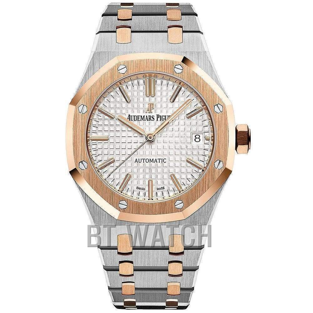 오데마피게 로얄오크 화이트 다이얼 콤비 37mm 15450 Audemars Piguet Royal Oak