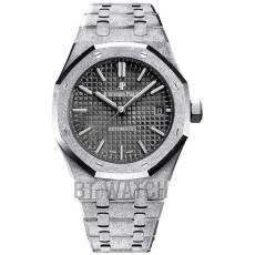 오데마피게 프로스트 로얄오크 블랙 다이얼 37mm 15454 Audemars Piguet Royal Oak