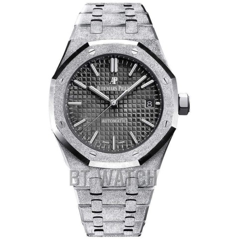오데마피게 프로스트 로얄오크 그레이 다이얼 37mm 15454 Audemars Piguet Royal Oak