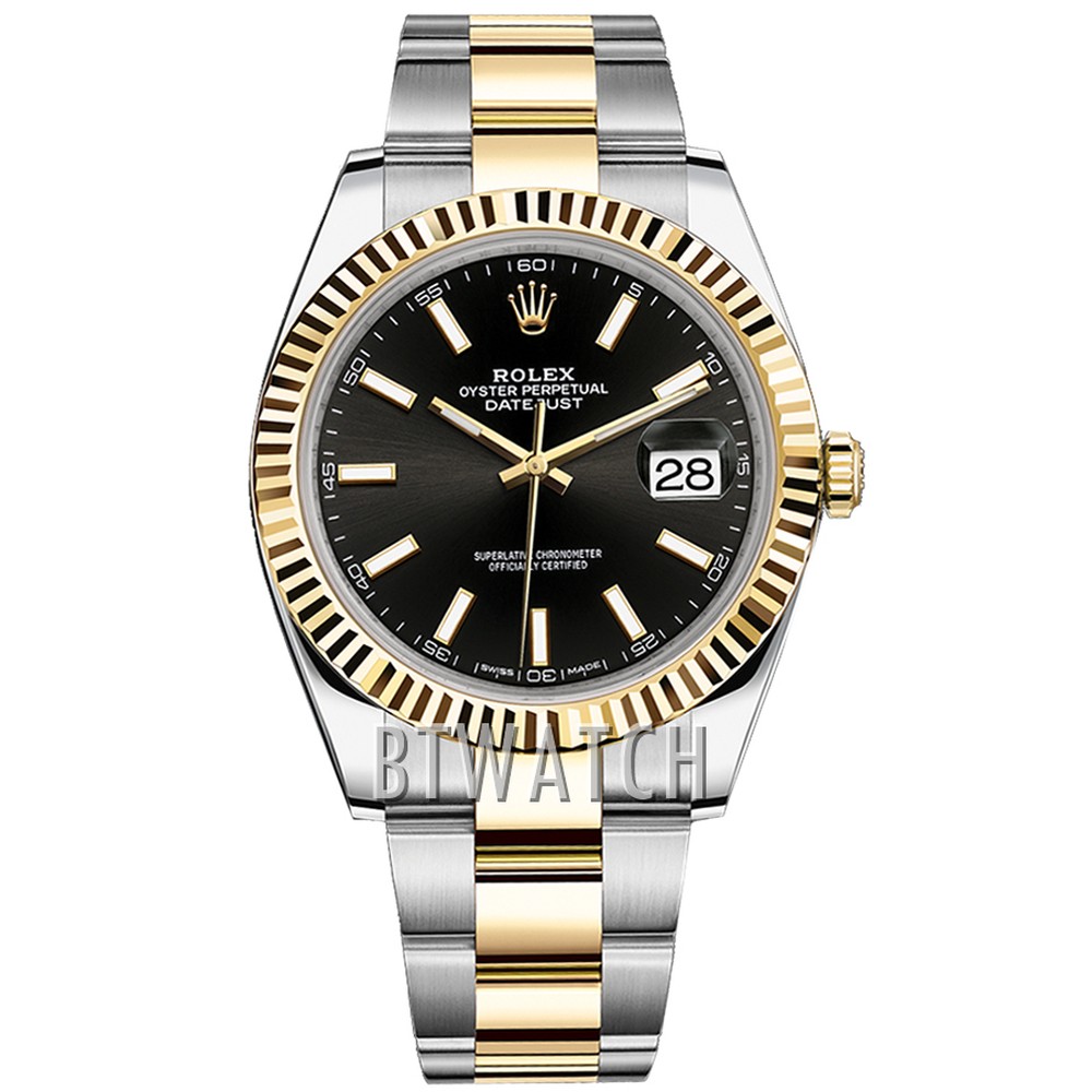 롤렉스 데이저스트 검판 다이얼 콤비 오이스터 41mm Rolex Datejust
