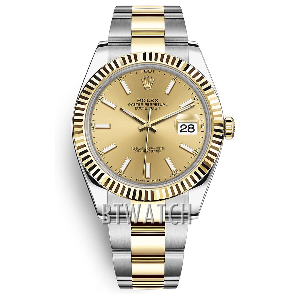 롤렉스 데이저스트 샴폐인 다이얼 콤비 오이스터 41mm 126333 Rolex Datejust