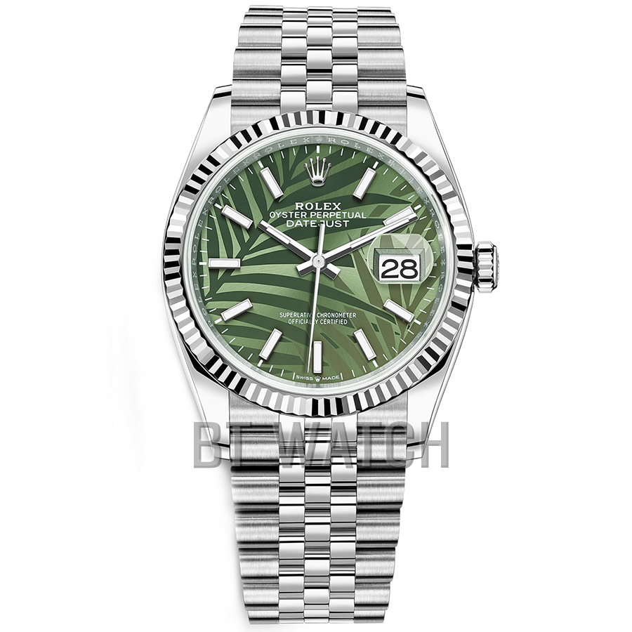 클린공장 롤렉스 데이저스트 팜모티브 그린 다이얼 36mm