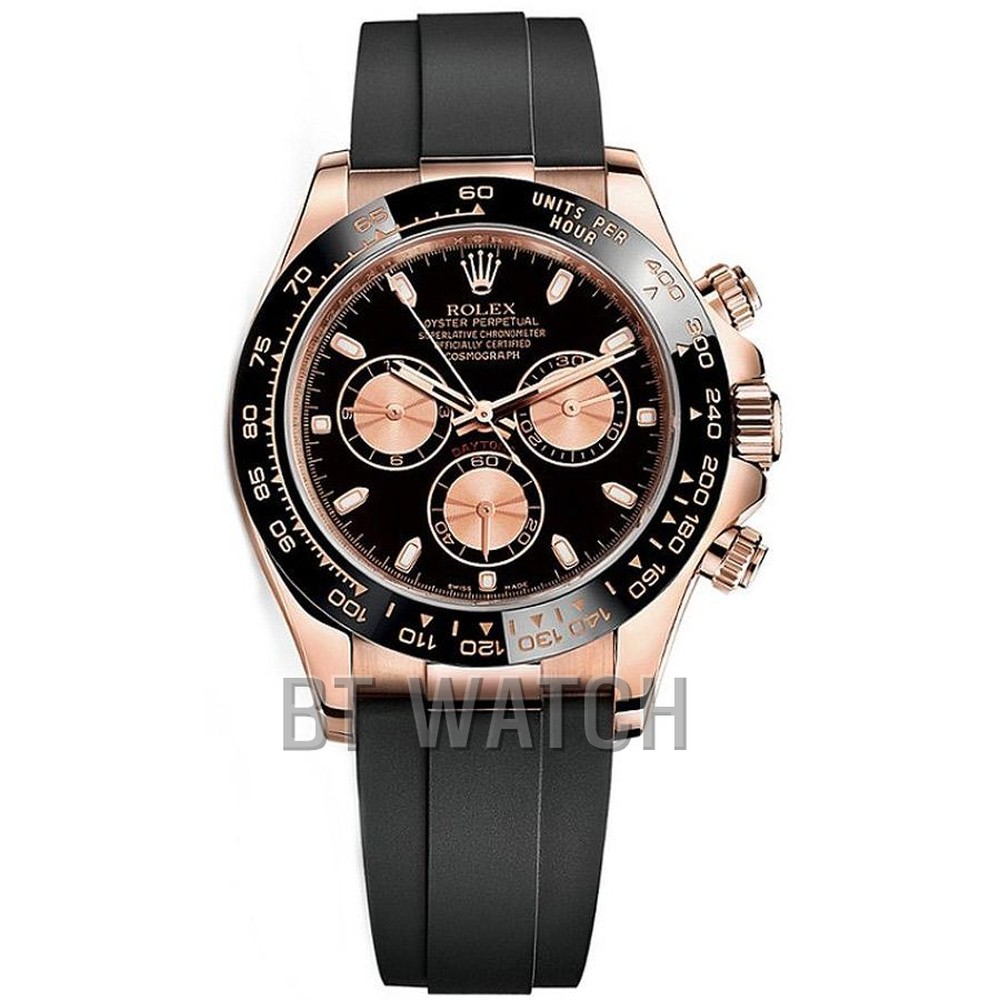 텅스텐 롤렉스 코스모그래프 데이토나 레이싱 다이얼 옐로우 골드 러버밴드 m126515 40mm Rolex Daytona