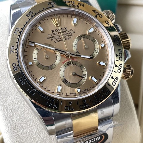 롤렉스 데이토나 콤비 샴페인골드 다이얼 m116503-0003 40mm Rolex Daytona