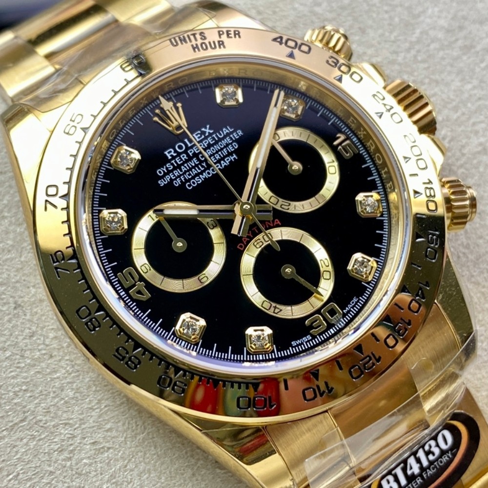 롤렉스 데이토나 흑판 금통 m116508-0016 40mm Rolex Daytona