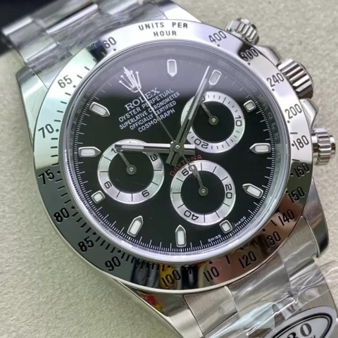 롤렉스 데이토나 크로노그로프 검판 스틸40mm Rolex Daytona