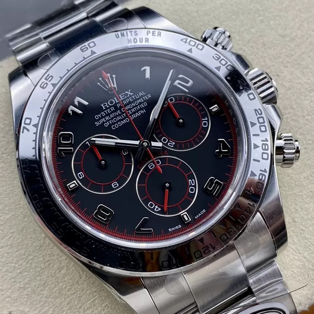 롤렉스 데이토나 크로노그로프 레이싱 다이얼 스틸40mm Rolex Daytona