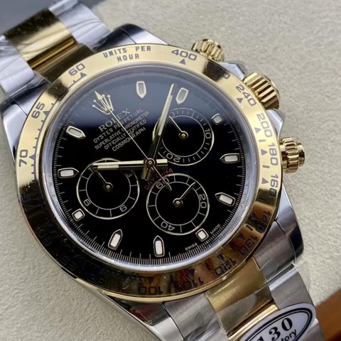 롤렉스 데이토나 크로노그로프 검판 콤비40mm Rolex Daytona