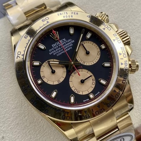 롤렉스 데이토나 크로노그로프 검빨 금통 40mm Rolex Daytona