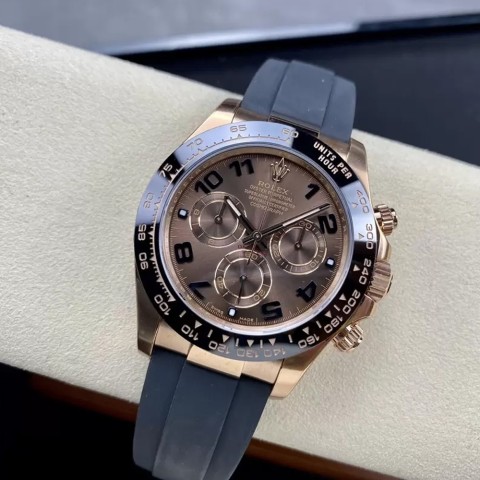 롤렉스 데이토나 크로노그로프 초코 다이얼 러버밴드 116515 Rolex Daytona