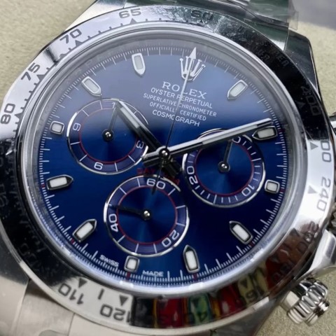 롤렉스 데이토나 화이트골드 청판 116509-0071 Rolex Daytona