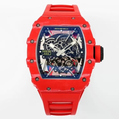 리차드밀 라파엘 나달 35-02 레드 카본 케이스 Richard Mille Rafael Nadal