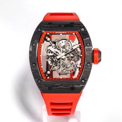 리차드밀 레드 포지드카본 러버밴드 NTPT RM-055 Richard Mille Bubba Watson