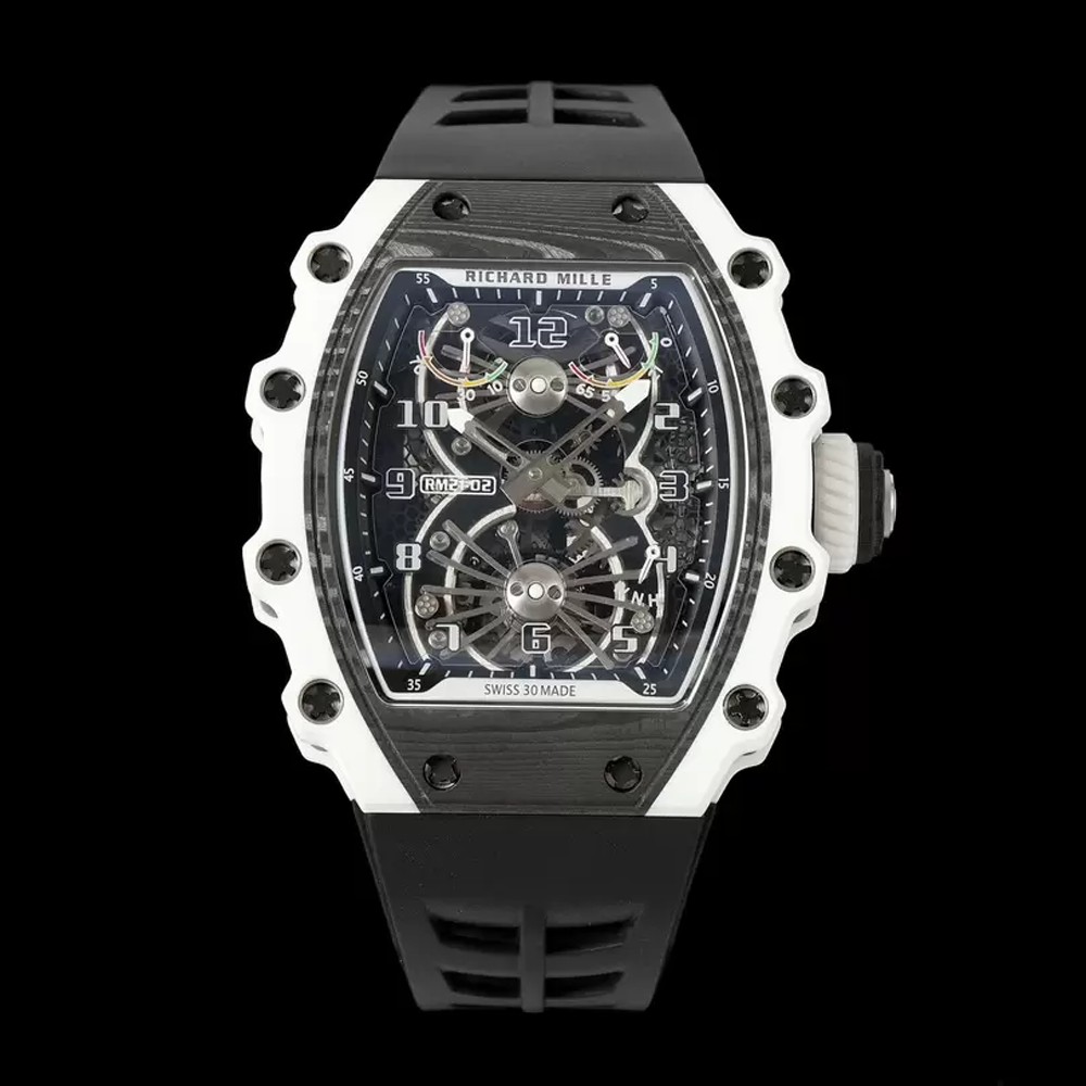 리차드밀 RM 21-02 투르비용 에어로다인 뉴 버전 블랙 러버 Richard Mille