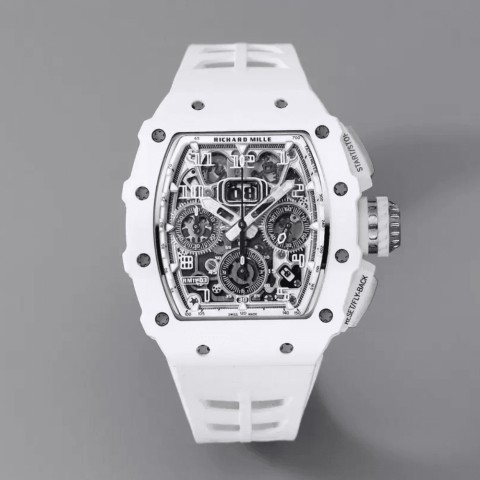 리차드밀 RM11-03 화이트 세라믹 러버밴드 Richard Mille