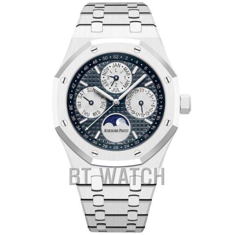 오데마피게 로얄오크 26579 퍼페츄얼 캘린더 화이트 세라믹 Audemars Piguet Royal Oak