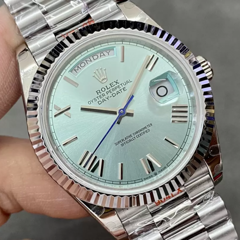 (국내 입고중) GM공장 롤렉스 데이데이트 41mm 플래티넘 다이얼 텅스텐 m228236
