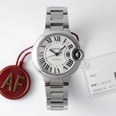 AF공장 발롱 블루 드 까르띠에 화이트 다이얼 33mm WSBB0044