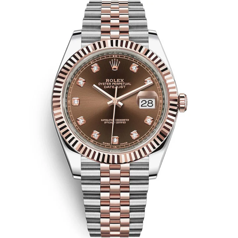 롤렉스 데이저스트 콤비 초코 다이얼 41mm 126331 Rolex Datejust