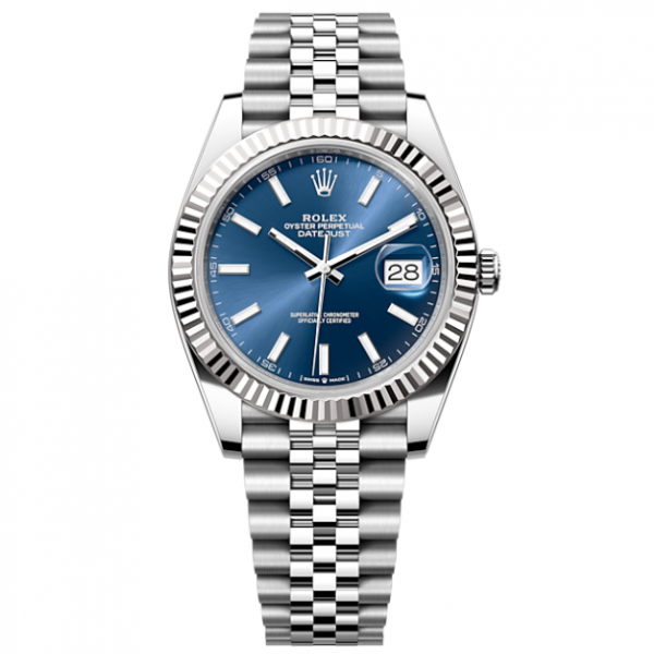 클린 공장 데이저스트 청판 바인덱스 쥬빌리 브레슬릿 블루다이얼 41mm 904L