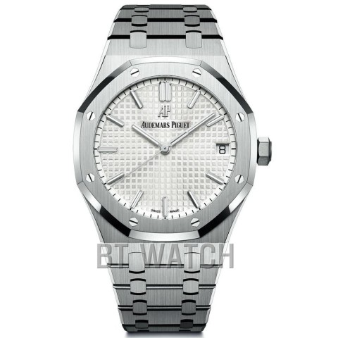 (국내 입고중)오데마피게 로얄오크 15500 화이트다이얼 41mm Audemars Piguet Royal Oak