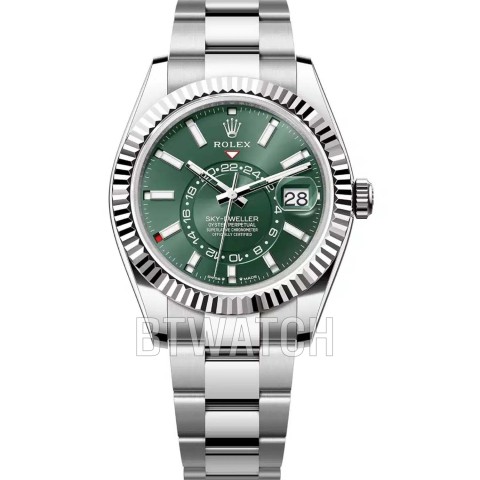 ZF공장 롤렉스 스카이드웰러 민트그린 다이얼 오이스터 42mm