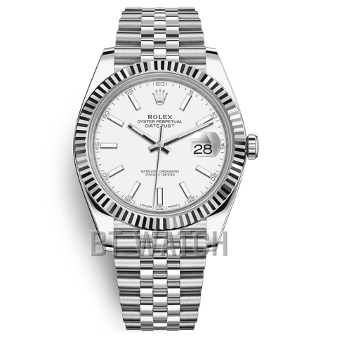 롤렉스 데이저스트 화이트 다이얼 41mm 쥬빌레 Rolex Datejust