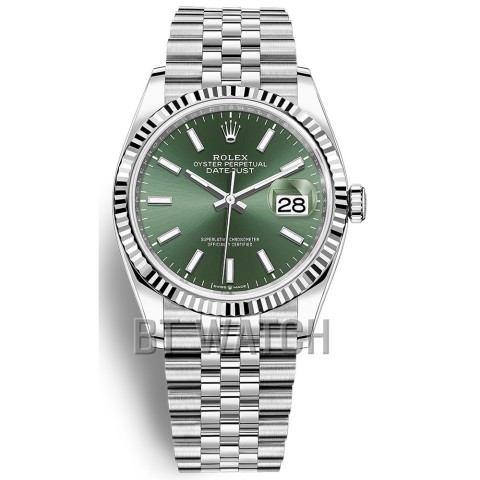 (국내 입고중)롤렉스 데이저스트 그린 다이얼 36mm 126334 Rolex Datejust